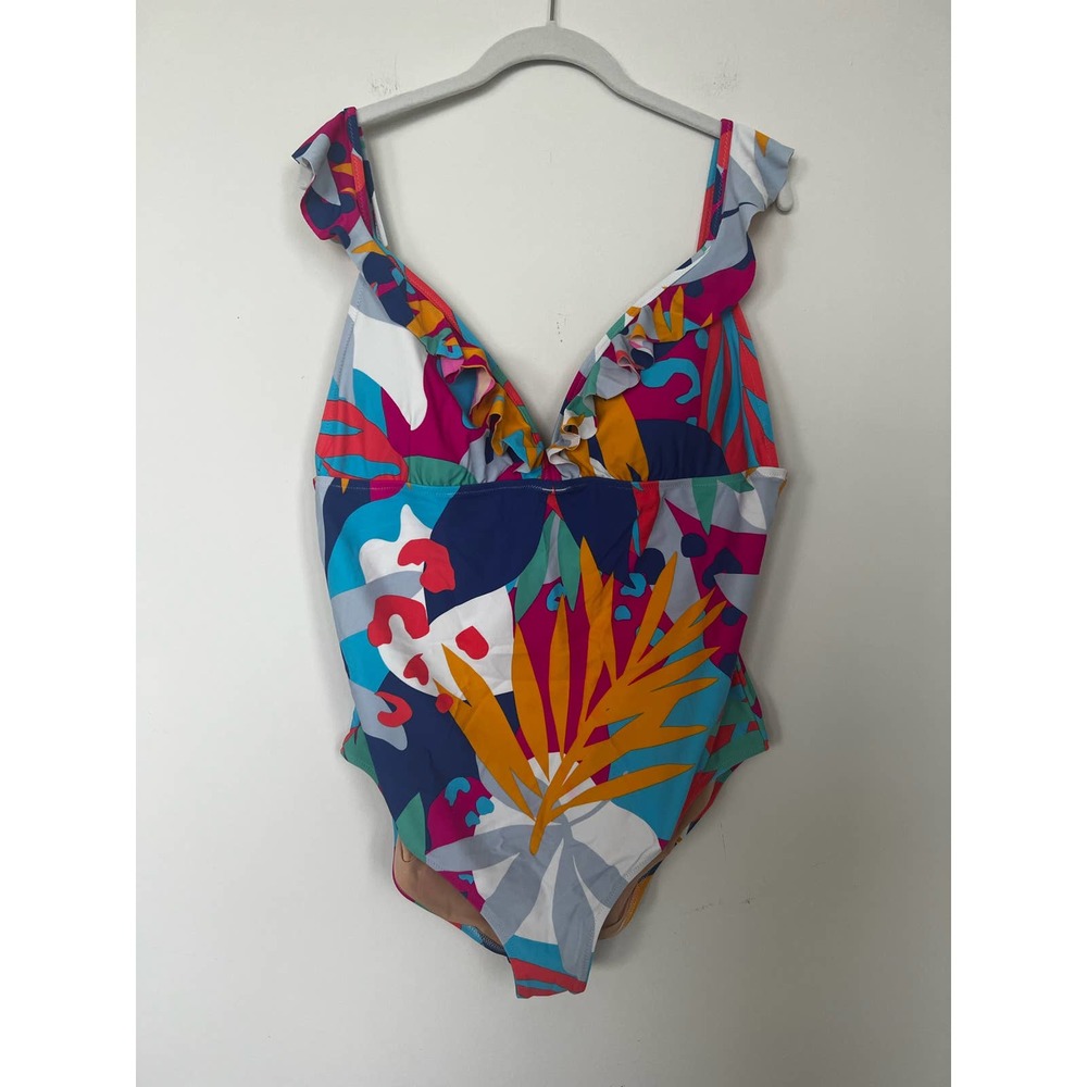J. Crew Multicolor One Piece Bathing Suit